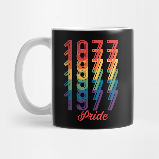 LGBT 43th Birthday Gift 1977 Gay Pride LGBT by huthtuocgay843r